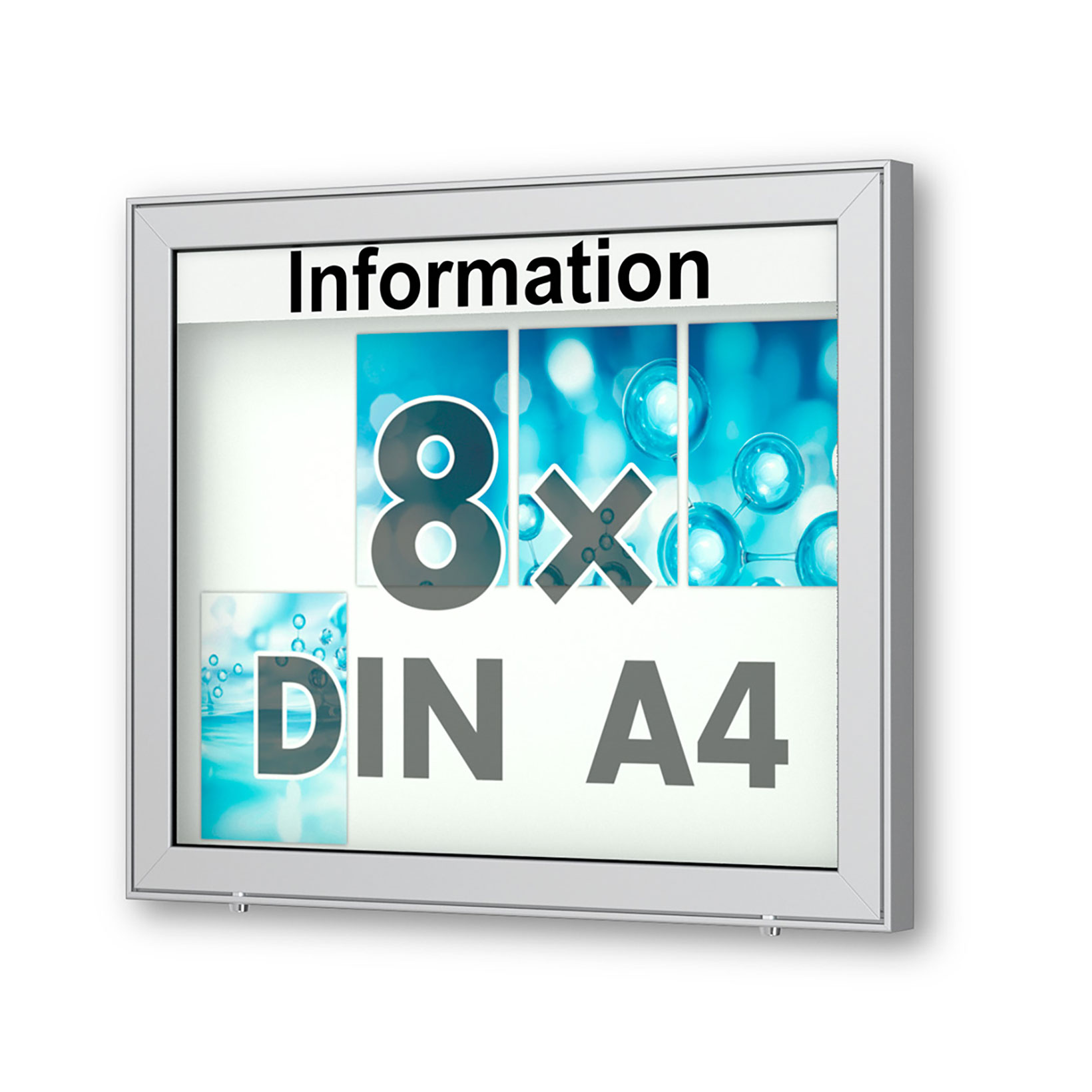 PLANUS 65 E Schaukasten - 8 x DIN A4 PLANUS 65 E Schaukasten - 8 x DIN A4