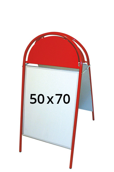 3472r-expogotik-50x70 Expo Gotik Kundenstopper 50x70cm - rot