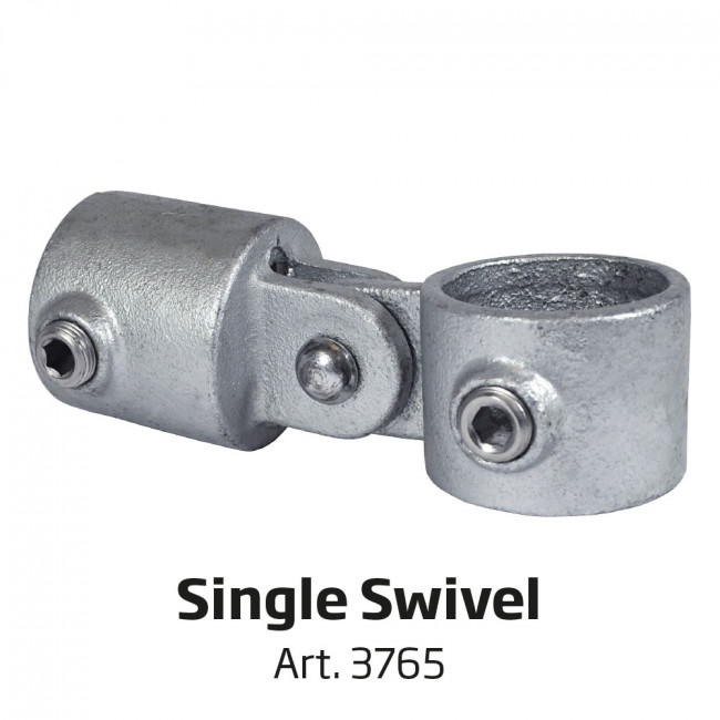 3753-10-bannertube-highstand Tube Clamp Single Swivel - verbindet 2 Rohre