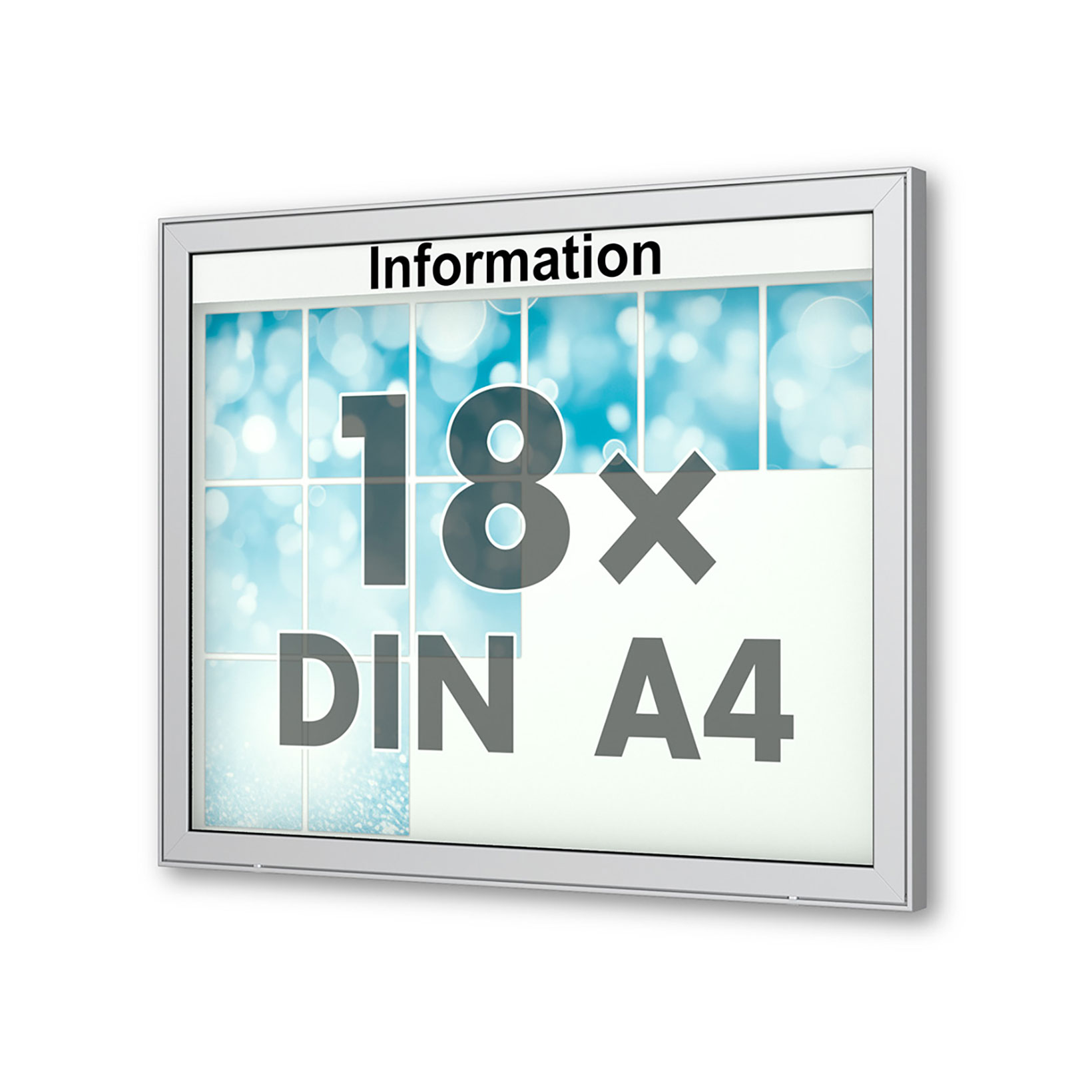 PLANUS 65 E Schaukasten - 18 x DIN A4 PLANUS 65 E Schaukasten - 18 x DIN A4