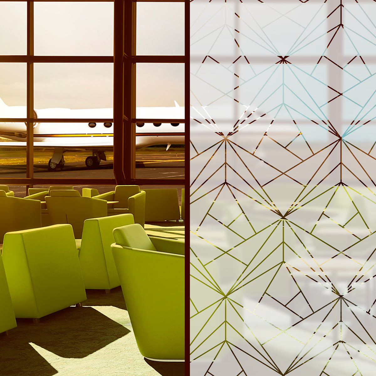 modern_triangle_01 Sandstrahlfolie Modern Triangle