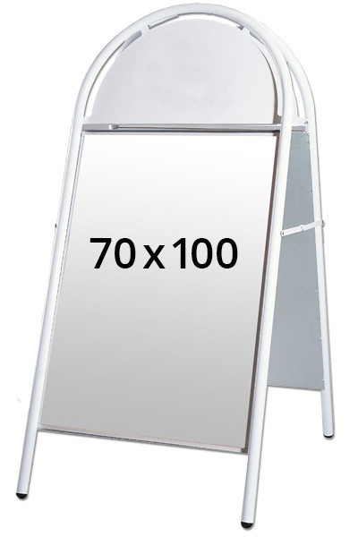 3475w-expogotik-70x100 Expo Gotik Kundenstopper 70x100cm - weiß