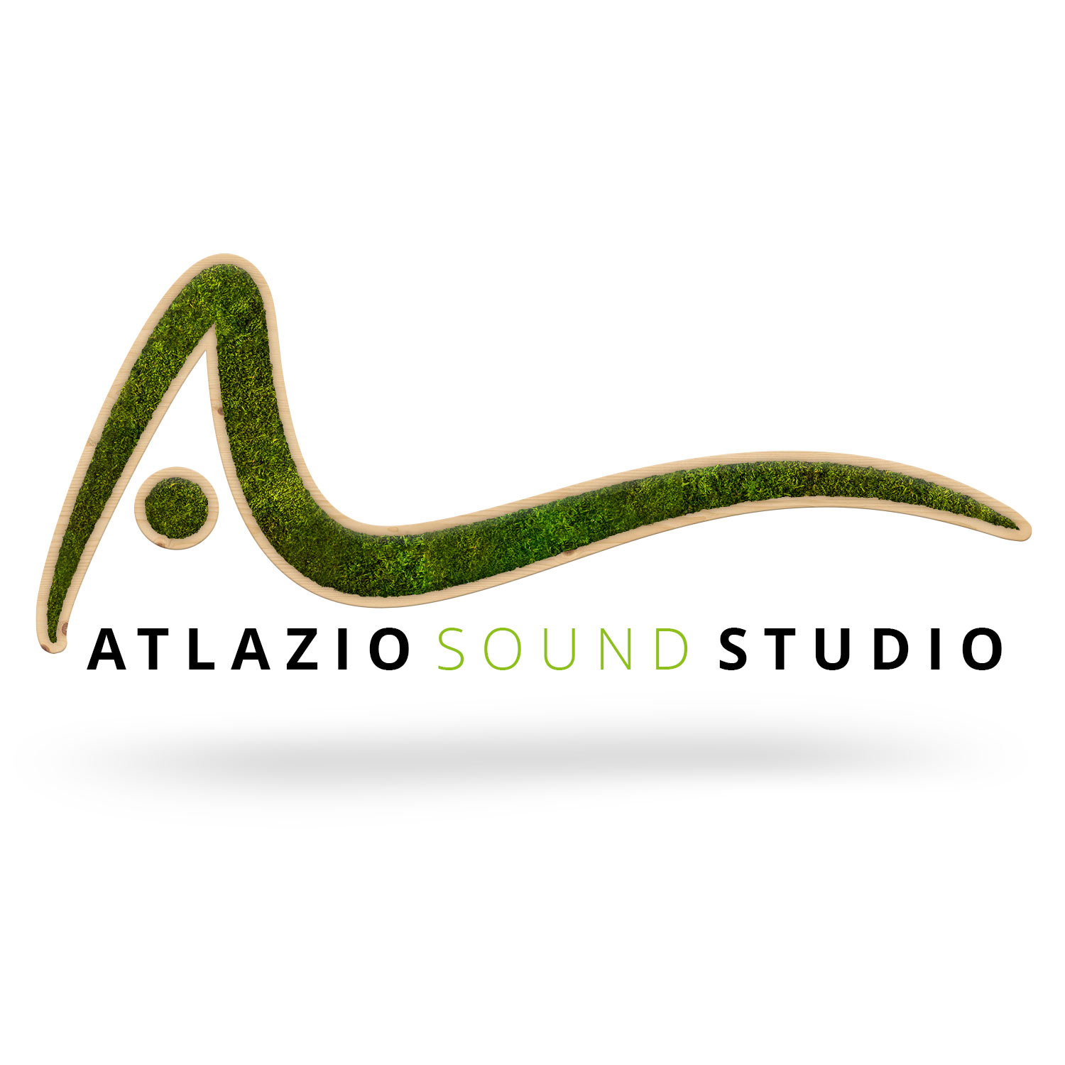 zirbe_wald_logo_atlazio_sound_studio Waldmoos Logos / Schriften - Zirbe - mit Rahmen