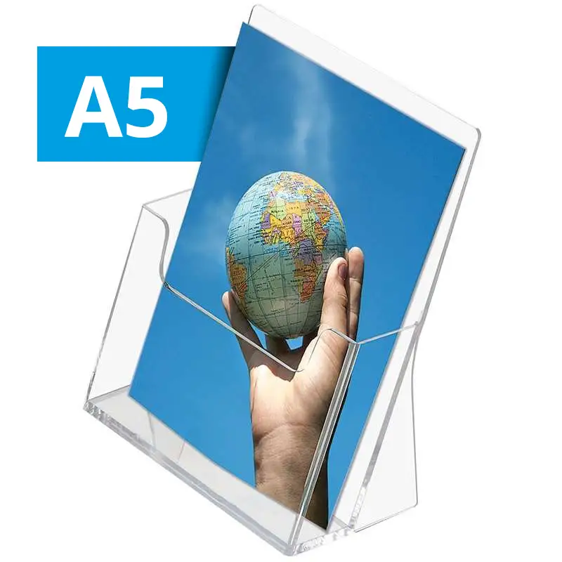 Acryl-Tisch-Prospekthalter - A5 - Maxi-Set Acryl-Tisch-Prospekthalter - A5 - Maxi-Set