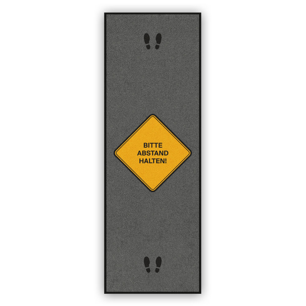 matten_b Sicherheitsabstands-Fußmatte Motiv B