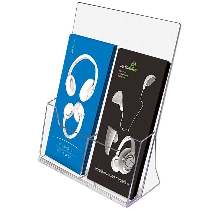 Acryl-Tisch-Prospekthalter - M65 - Maxi-Set Acryl-Tisch-Prospekthalter - M65 - Maxi-Set