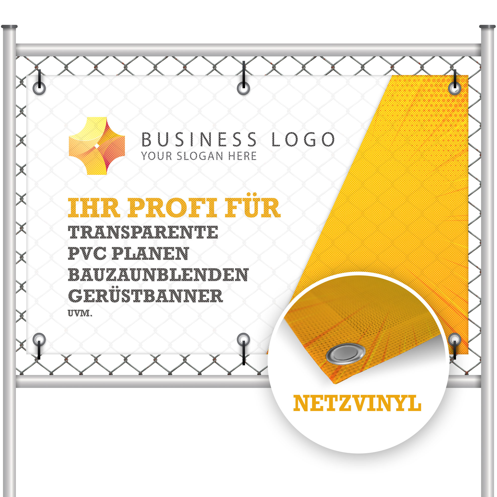 Transparente_bauzeunblende Werbebanner Bauzaunblenden