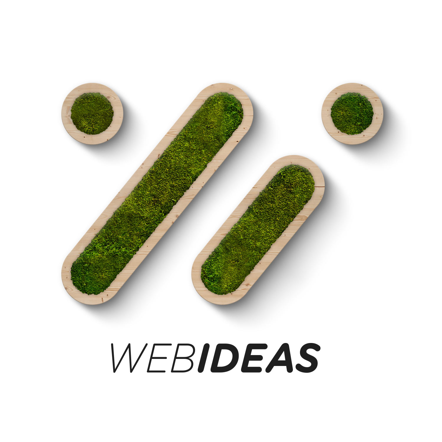 fichte_wald_logo_webideas Waldmoos Logos / Schriften - Fichte - mit Rahmen