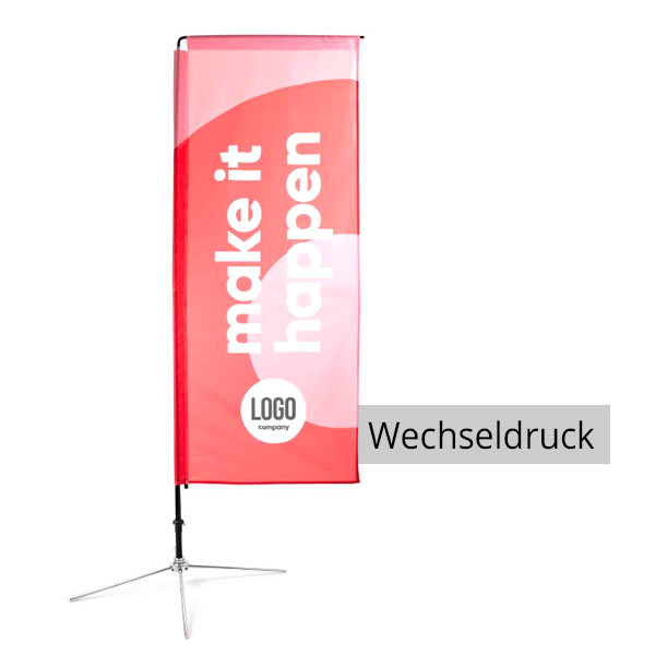 Beachflag Squareflag Wechseldruck Beachflag Squareflag Wechseldruck