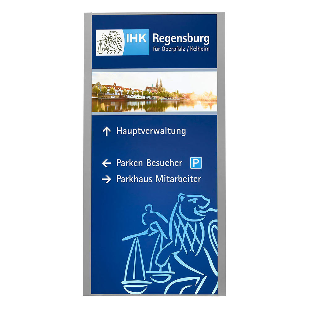 MADRID_Silver_Line_Aussenaufsteller_LED-Beleuchtung Außenaufsteller mit LED-Beleuchtung doppelseitig
