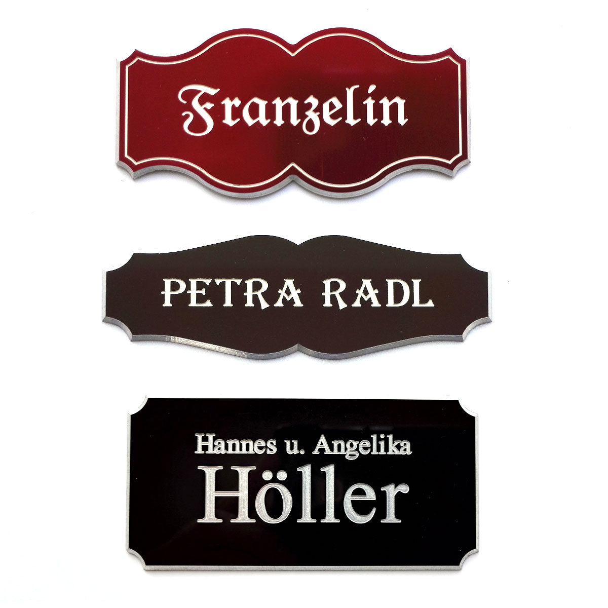 tuerschilder_eloxal Gravur Türschilder Eloxal