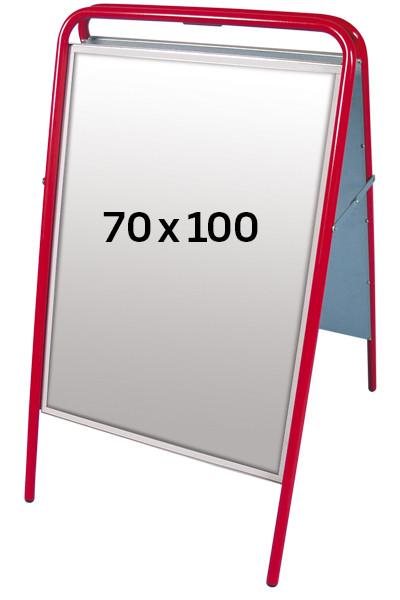 3318red-exposign70x100 Expo Sign Kundenstopper - 70x100cm - rot