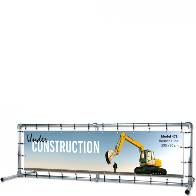 3742-1-bannertube-freeframe-200x50 Freistehender Rahmen - für 200x50cm Banner