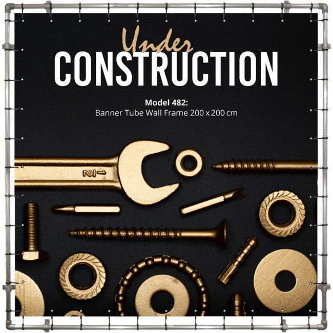3735-1-bannertube-wallframe-200x200 Wand Rahmen - für 200x200cm Banner