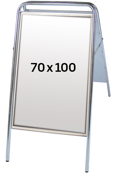 3317si-exposign-70x100 Expo Sign Kundenstopper - 70x100cm - silber