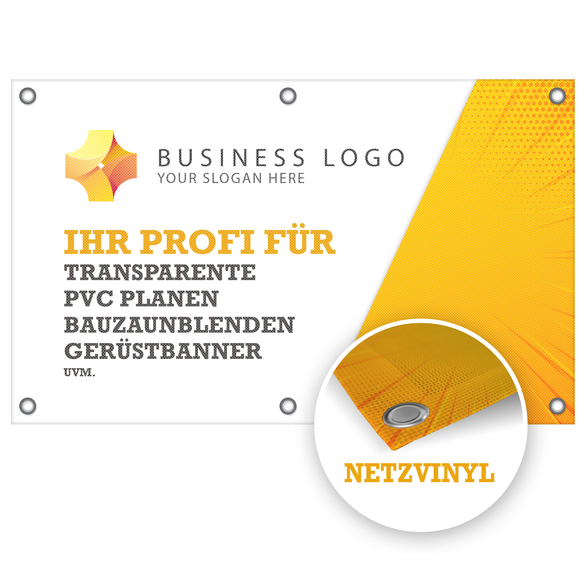 Transparente_bigmesh Werbebanner luftdurchlässig