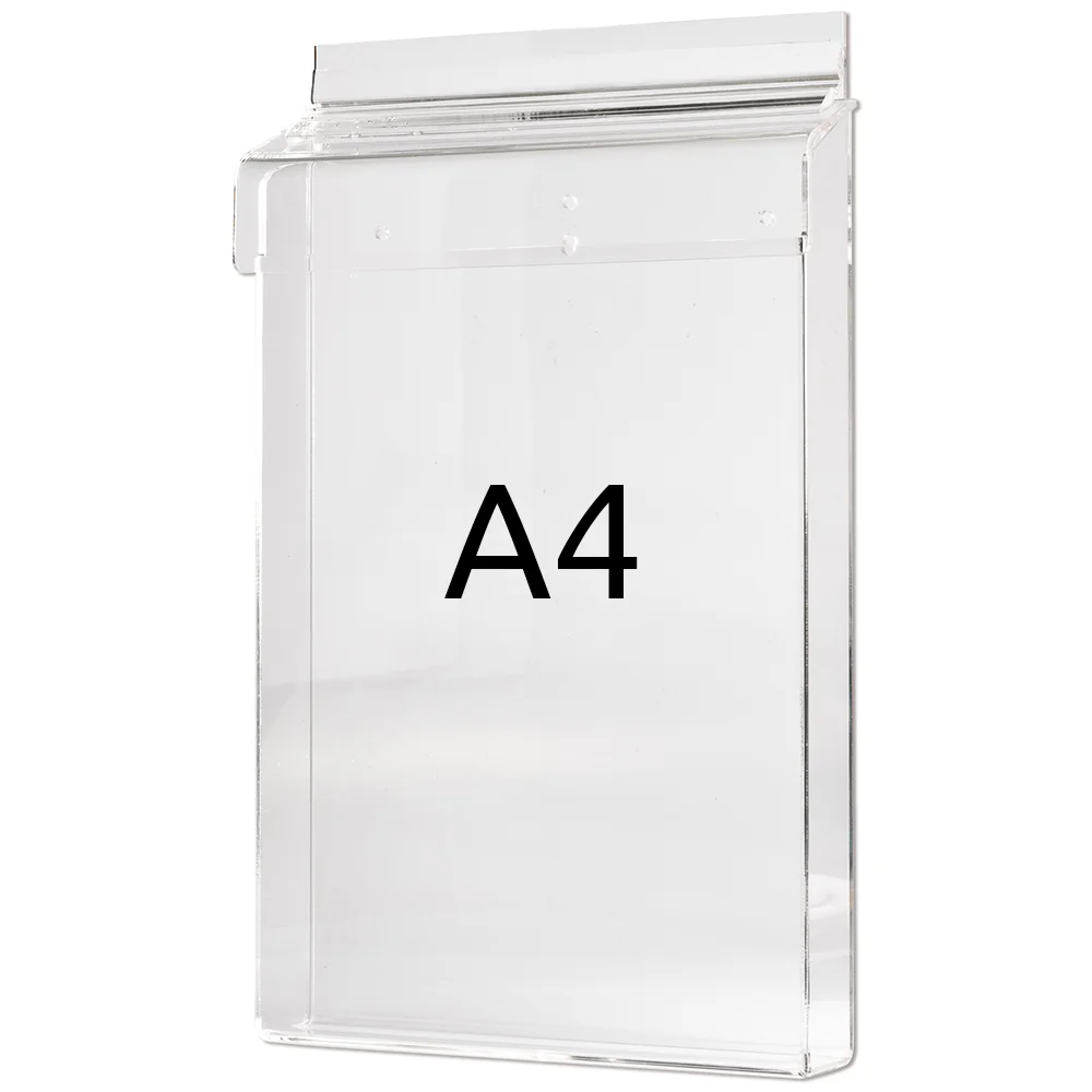 Outdoor-Prospekthalter Acryl - vertikal A4 Outdoor-Prospekthalter Acryl - vertikal A4