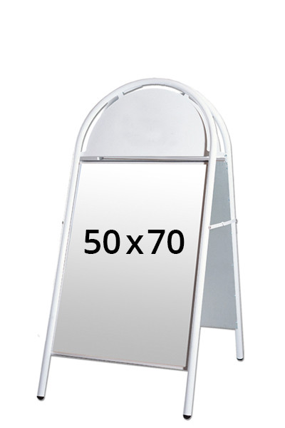 3471w-expogotik-50x70 Expo Gotik Kundenstopper 50x70cm - weiß