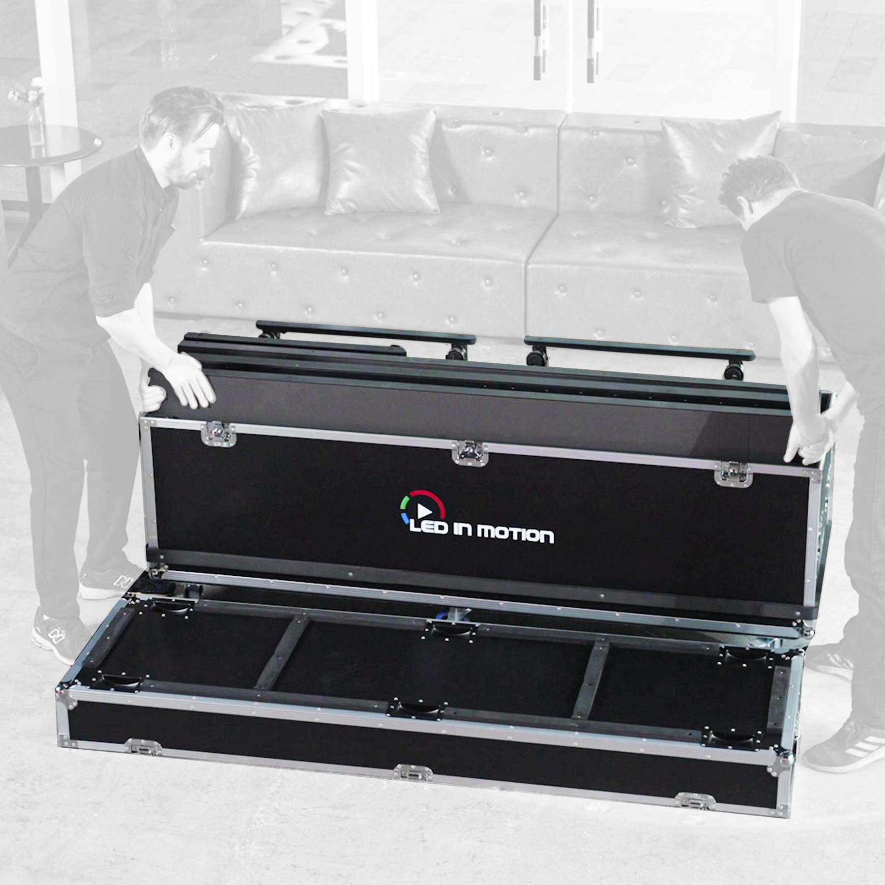 led_in_motion_bilder_zubehoer Zubehör - Flightcase - (für max. 3 Module)