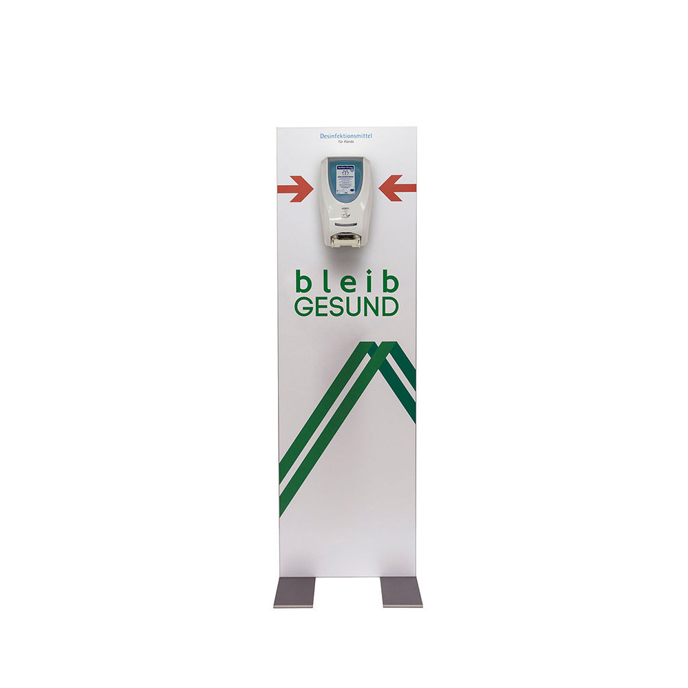 MADRID Silver Line Desinfektionsmittelaufsteller